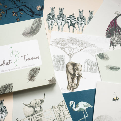 SAFARI Notecards <br/> by Juliet Travers