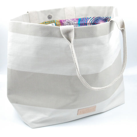 The Linnery tote bag - COASTAL STRIPE