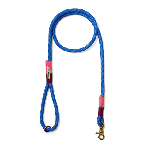 Chommies Standard Lead <br/> KYOTO BLUE with BERRY & NEON PINK